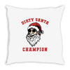 dirty santa champion Throw Pillow