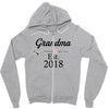 Grandma est.2018 Zipper Hoodie