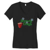 snowy days Women's V-Neck T-Shirt