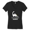 Brother Saurus Women's V-Neck T-Shirt