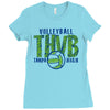 volleyball thvb tampa high Ladies Fitted T-Shirt