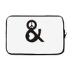 peace and love tshirt party heart tee no war stoner hippie sign ladies Laptop sleeve