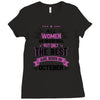 all women created equal but the best born in October Ladies Fitted T-Shirt