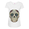 men's pura vida sugar skull Maternity Scoop Neck T-shirt
