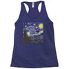 tardis starry night Racerback Tank