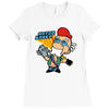 mayor lazer Ladies Fitted T-Shirt