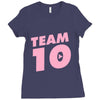 team 10 light pink Ladies Fitted T-Shirt