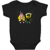 pat and silent bob Baby Bodysuit