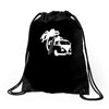 camper van surf split retro Drawstring Bags