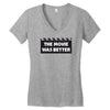 bustedtees Women's V-Neck T-Shirt