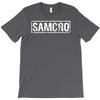 samcro funny retro biker gang sons fancy dress anarchy vintage T-Shirt
