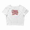 guitar hero logo Crop Top