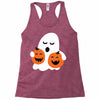 pumpkin with boo Racerback Tank