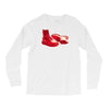 red skinhead bovver boots ideal birthday gift or present Long Sleeve Shirts