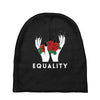 equality white Baby Beanies
