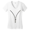 SAY SOMTHING Women's V-Neck T-Shirt