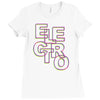electro Ladies Fitted T-Shirt