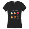 cupcakes Women's V-Neck T-Shirt