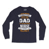 Super Cool Dad Of A Freaking Awesome Nurse Long Sleeve Shirts