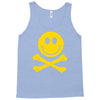 smiley pirate skull and crossbones Tank Top