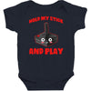 gaming hold and play Baby Bodysuit