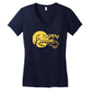 happy halloween (2) Women's V-Neck T-Shirt