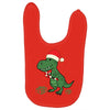 christmas dinosaur Baby Bibs