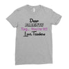 Dear Parents Tag You're It Love Teachers Women's Ladies Fitted T-Shirt