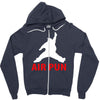 air pun big pun logo Zipper Hoodie