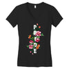 Pride Floral Women's V-Neck T-Shirt