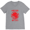 mother of cat new V-Neck Tee
