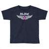 angel wing believe breast cancer Toddler T-shirt