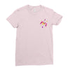 floral sagittarius pocket Ladies Fitted T-Shirt