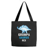 grumpa saurus rex Tote Bags