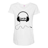 feed me beats Maternity Scoop Neck T-shirt