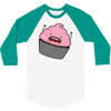 cannibal cupcake 3/4 Sleeve Shirt