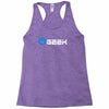geek' (power on button) Racerback Tank
