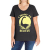 believe in nessie Ladies Curvy T-Shirt