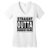 straight outta paradise palms Women's V-Neck T-Shirt