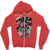 sushi freak Zipper Hoodie