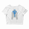 r2d2 typography Crop Top