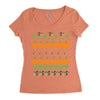 halloween ugly sweater tn featured Women's Triblend Scoop T-shirt