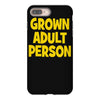 grown adult person iPhone 8 Plus
