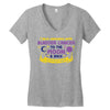 I Love Someone with Bladder Cancer to The Moon &amp; Back to Infinity Women's V-Neck T-Shirt