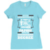 Never Underestimate A Papaw With An Engineer Degree Ladies Fitted T-Shirt