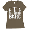 life behind bars cycling Ladies Fitted T-Shirt