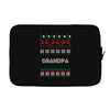 ugly christmas grandpa Laptop sleeve