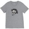 evil skull V-Neck Tee