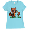 rocket around the Ladies Fitted T-Shirt