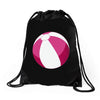 Pink Beachball Baby Girl Drawstring Bags